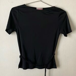 Fitted Black Top